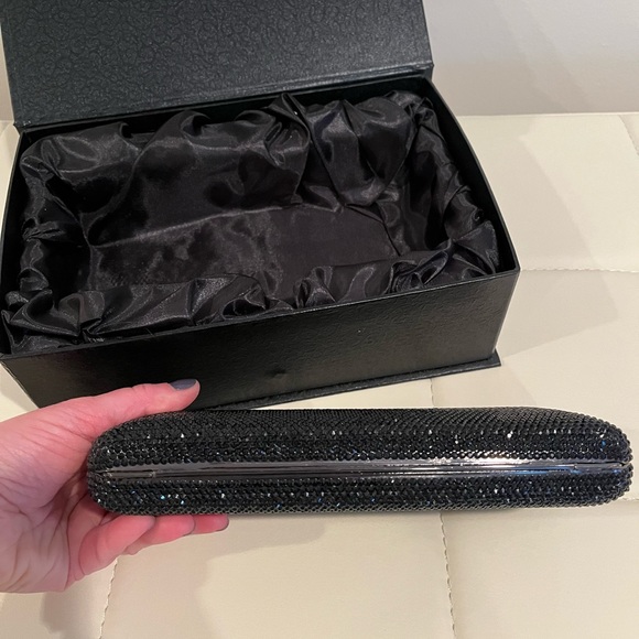 Black sequin evening bag - Picture 6 of 7